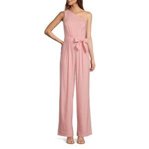 ❤️BRAND NEW! Antonio Melani Carlos One Shoulder Linen Jumpsuit